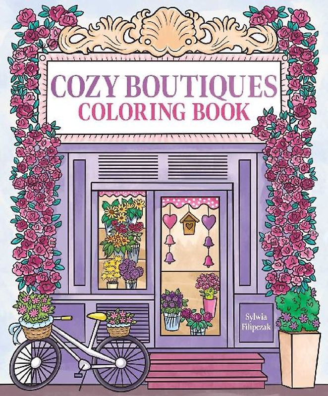 Cozy Boutiques Coloring Book