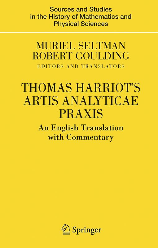 Thomas Harriot's Artis Analyticae Praxis