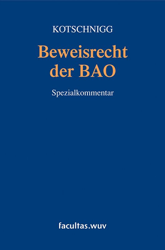 Beweisrecht der BAO