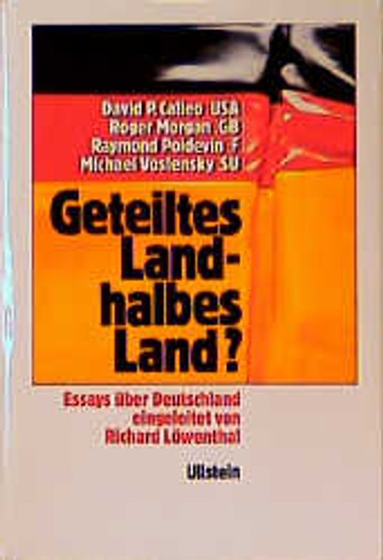 Geteiltes Land - halbes Land?. Essays über Deutschland