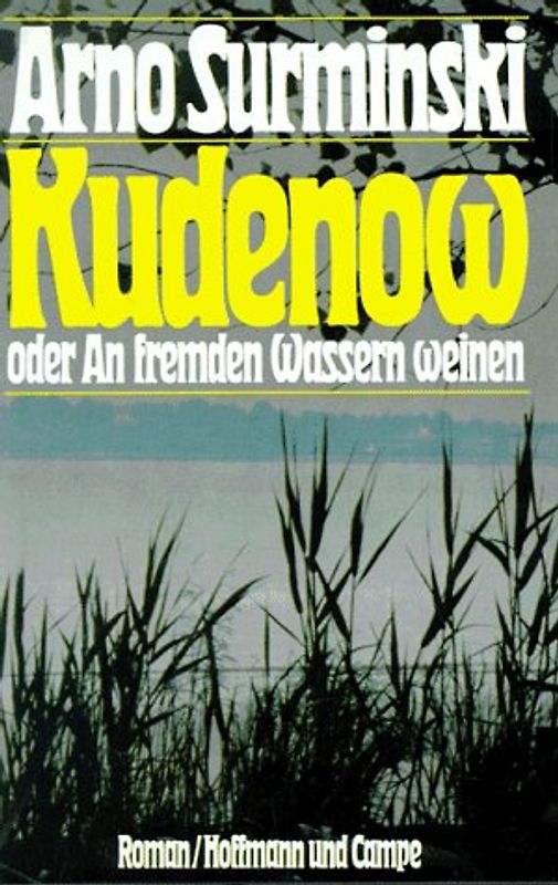 Kudenow oder An fremden Wassern weinen.. Roman.