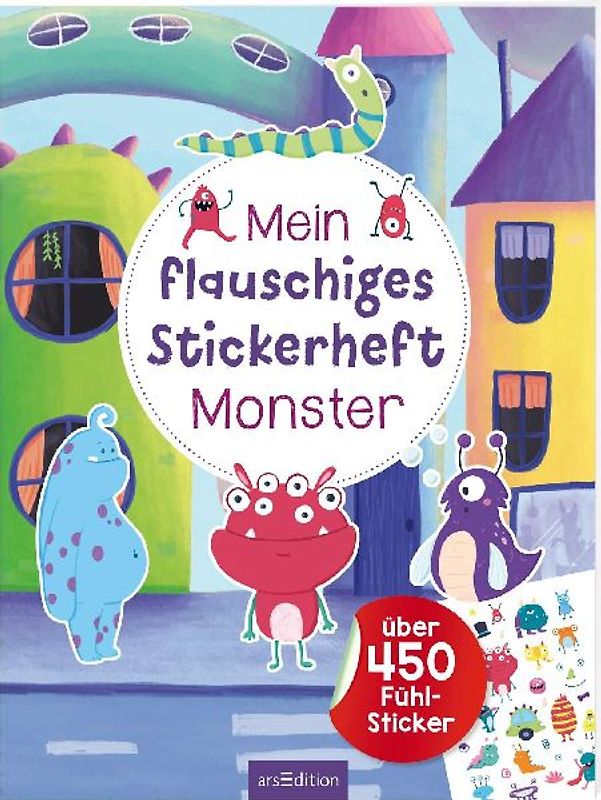 Mein flauschiges Stickerheft - Monster