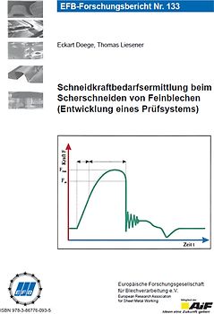 Schneidkraftbedarfsermittlung beim Scherschneiden von Feinblechen- Entwicklung eines Prüfsystems