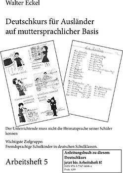 Deutschkurs für Ausländer auf muttersprachlicher Basis - Arbeitsheft 5