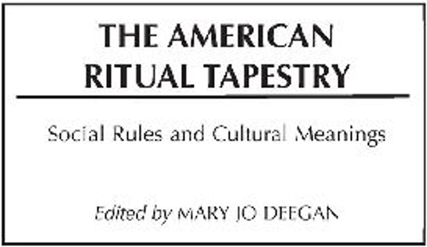 The American Ritual Tapestry
