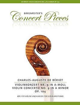 Violinkonzert Nr. 9 a-Moll op. 104 (Arrangiert für Violine und Klavier).Bärenreiter's Concert Pieces.Klavierauszug, Stimme: Klavierauszug, Stimmen
