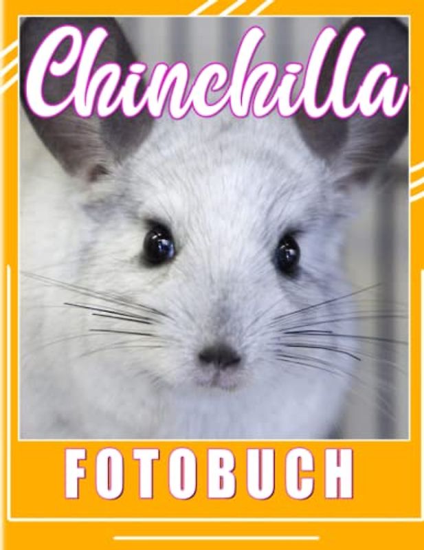 Chinchilla FotobuchFotobuch: Ein kleines Nagetier Bilderbuch Dekoration 40 Illustration | Für Frauen, Männer zur Entspannung