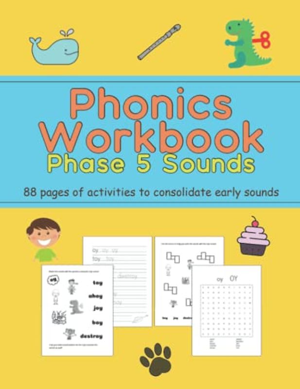 Phonics Workbook Phase 5 Sounds: Activities for Year 1 and Early Readers Age 5 and 6