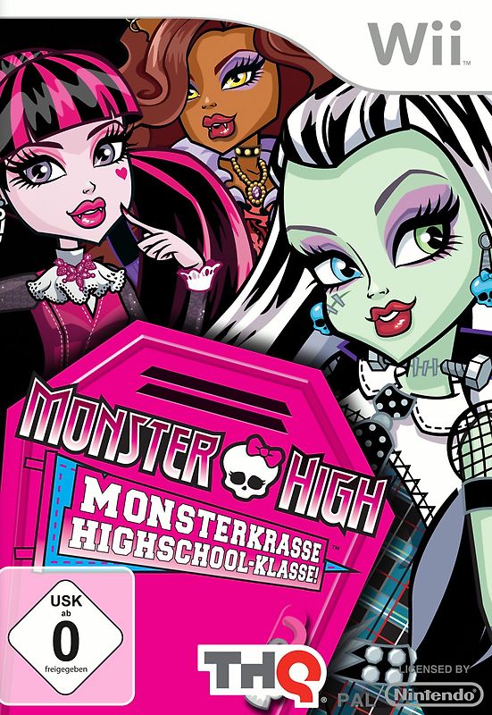 Monster High: Die Monsterkrasse Highschool-Klasse Nintendo Wii