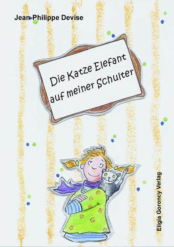 Die Katze Elefant auf meiner Schulter