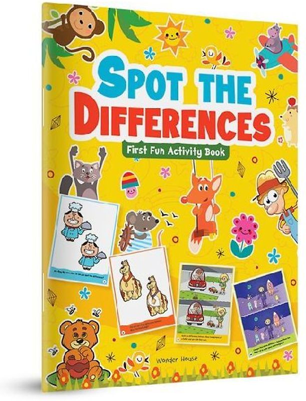 Spot the Difference: First Fun Activity Books for Kids