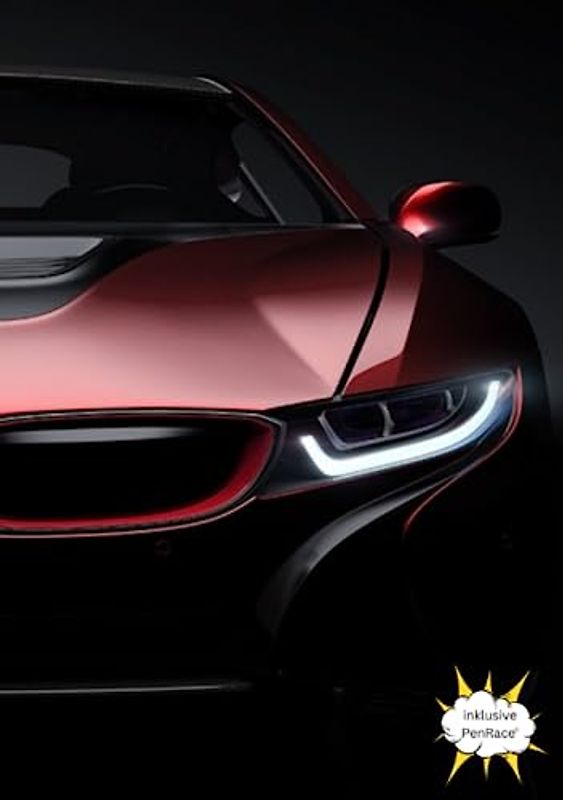 Auto Hausaufgabenheft für alle die Rennwagen, Sportwagen und Autorennen mögen: A5 : komplettes Schuljahr : inklusive PenRace©, dem spannenden Rennspiel für die große Pause