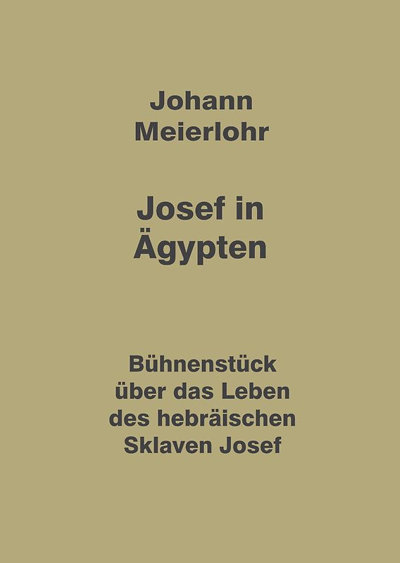 Josef in Ägypten