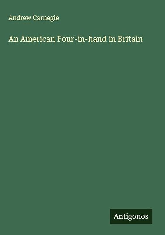 An American Four-in-hand in Britain