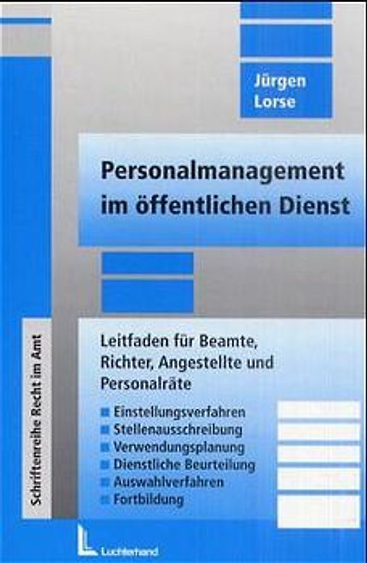 Personalmanagement im öffentlichen Dienst