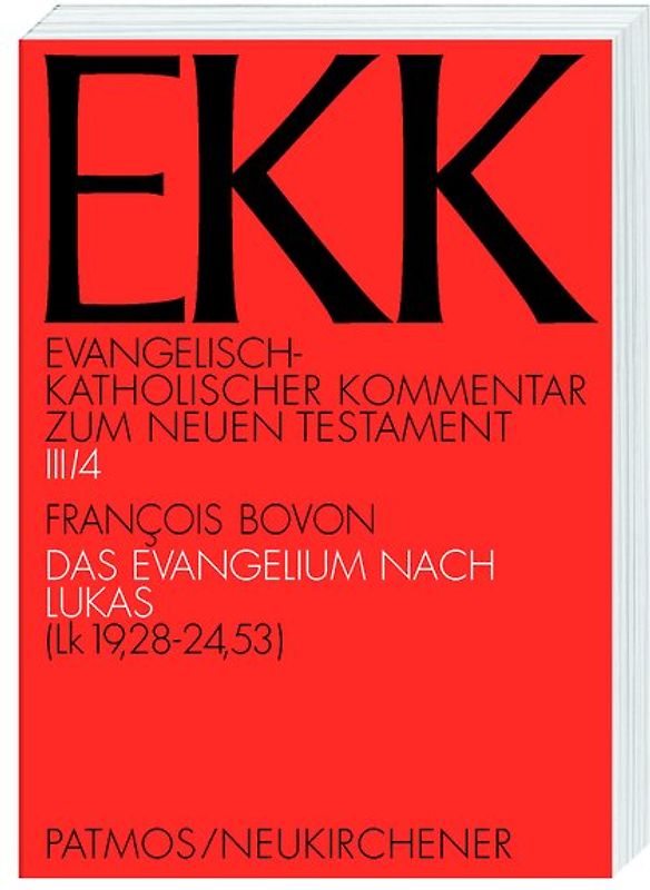 Evangelisch-Katholischer Kommentar zum Neuen Testament (EKK) / Das Evangelium nach Lukas