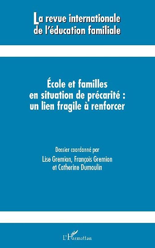 Ecole et familles en situation de précarité : un lien fragile à renforcer