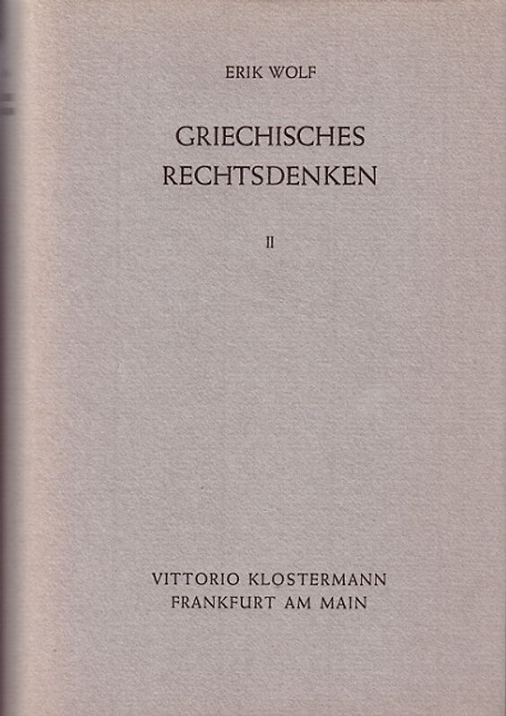 Griechisches Rechtsdenken