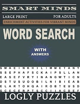 Word Search Book Large Print for Adults: 2400+ words New Fun and Relaxing Puzzles Book for Adults & Seniors with Answers Key