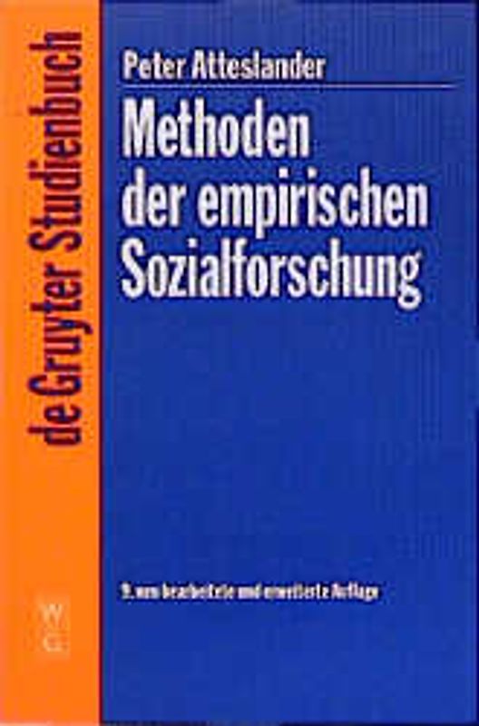 Methoden der empirischen Sozialforschung
