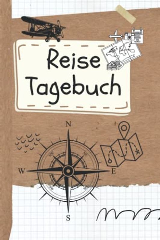 Reisetagebuch: Reise Journal für all deine großen und kleinen Reisen zum Eintragen| Foto einkleben| Erinnerungen festhalten|A5|: Reisebegleiter auf ... und Städtereisen, Segelreisen, Kreuzfahrten