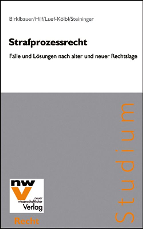 Strafprozessrecht