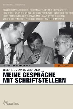 Meine Gespräche mit Schriftstellern 1977 - 1999. Originaltonaufnahmen