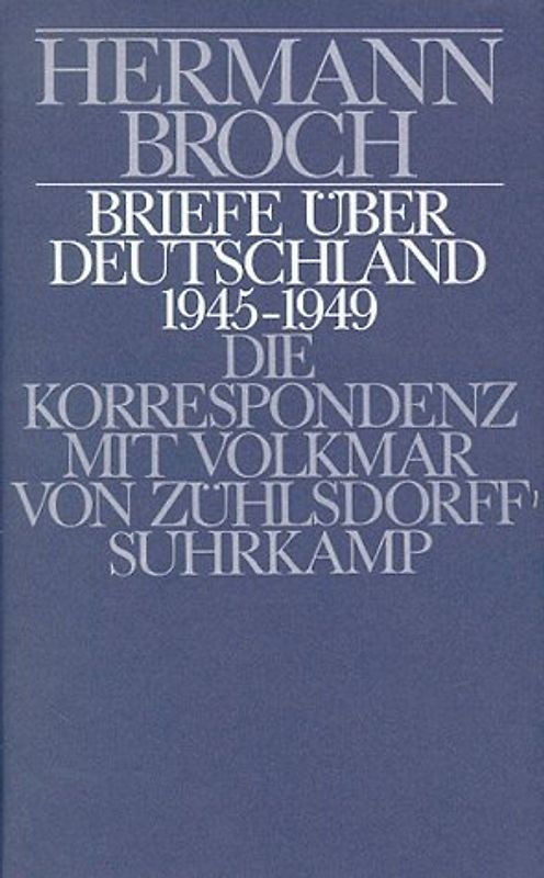 Briefe über Deutschland 1945-1949