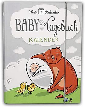 Baby Tagebuch für's erste Lebensjahr (grau)
