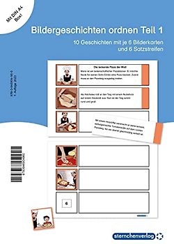 Bildergeschichten ordnen - Teil 1 Schülerarbeitsmaterial für die 2. bis 3. Klasse