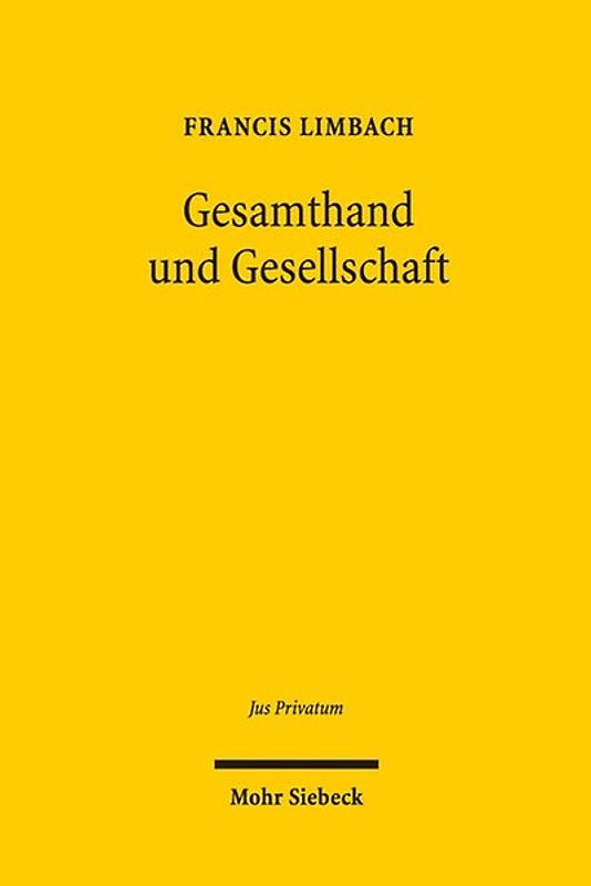 Gesamthand und Gesellschaft