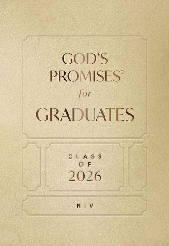 God's Promises for Graduates: Class of 2026 - Gold NIV