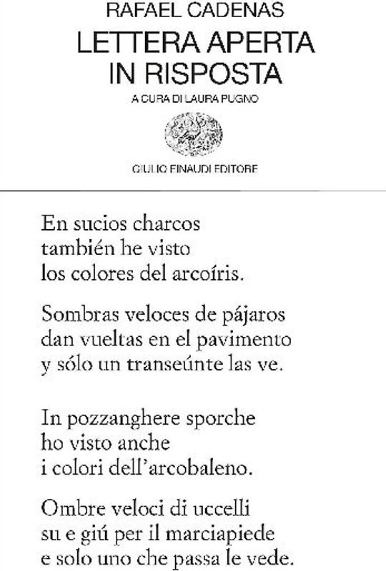 Lettera aperta. In risposta. Testo spagnolo a fronte