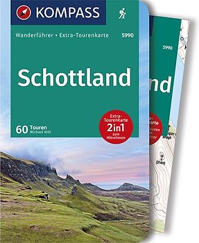 KOMPASS Wanderführer Schottland, Wanderungen an den Küsten und in den Highlands, 60 Touren
