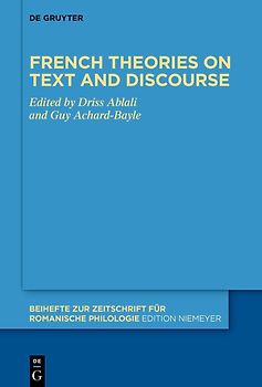 French theories on text and discourse