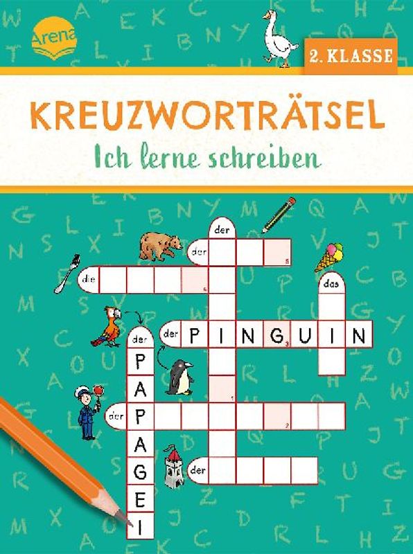 Kreuzworträtsel. Ich lerne schreiben (2. Klasse)