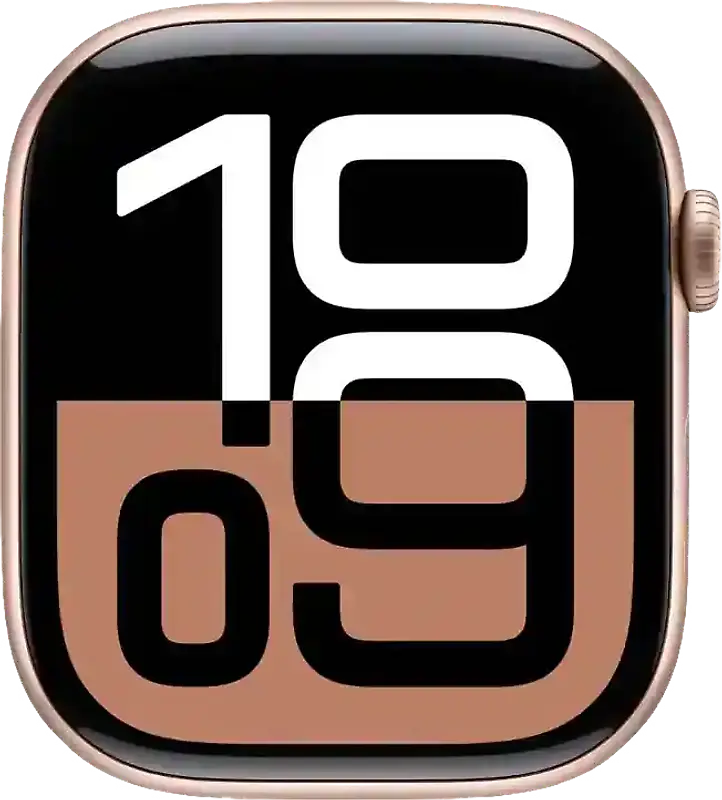 Apple Watch Series 10 46 mm Boîtier aluminium or rose [Wi-Fi]