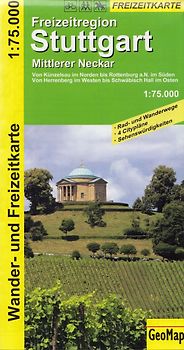 Stuttgart Mittlerer Neckar Rad- und Freizeitkarte