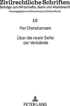 Über die reale Seite der Verbände