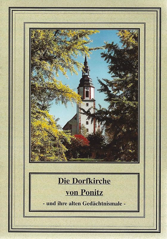 Die Dorfkirche von Ponitz - und ihre alten Gedächtnismale