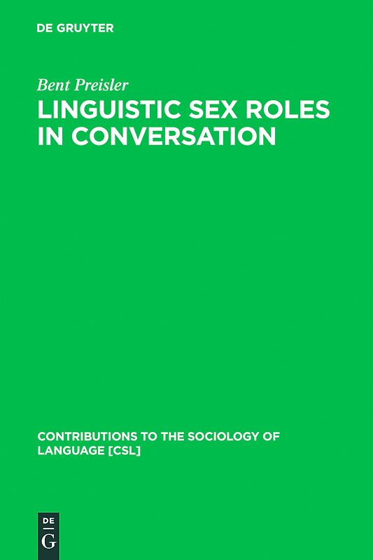 Linguistic Sex Roles in Conversation