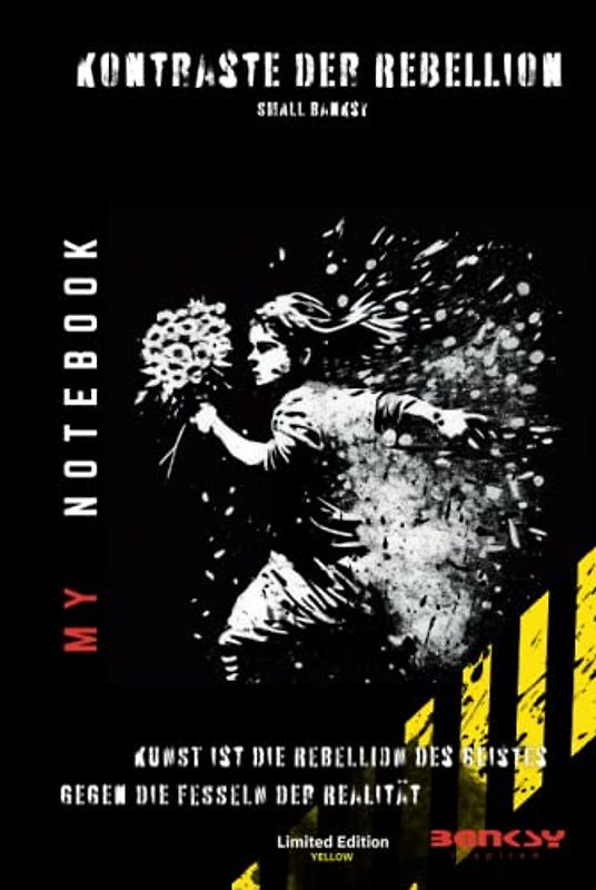 Kontraste der Rebellion: Banksy inspered notebook