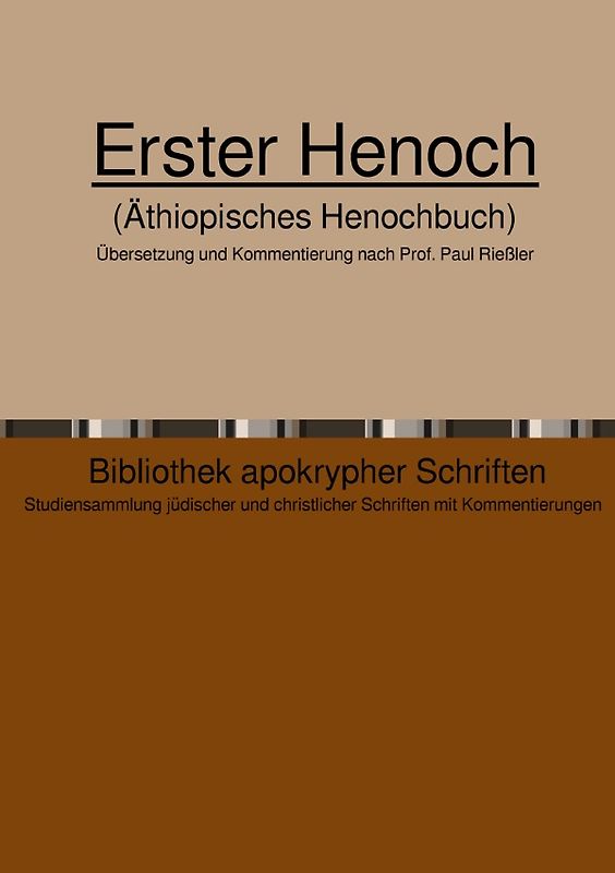 Bibliothek apokrypher Schriften / Erster Henoch