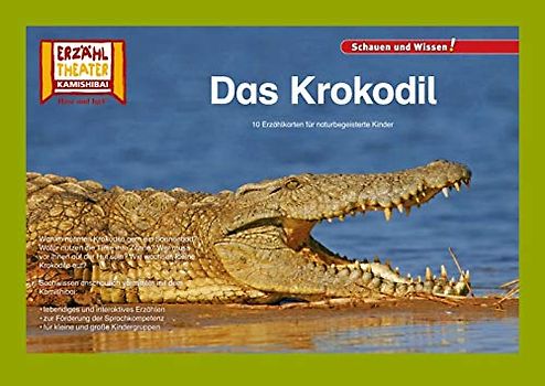 Kamishibai: Das Krokodil: 10 Fotobildkarten für das Erzähltheater