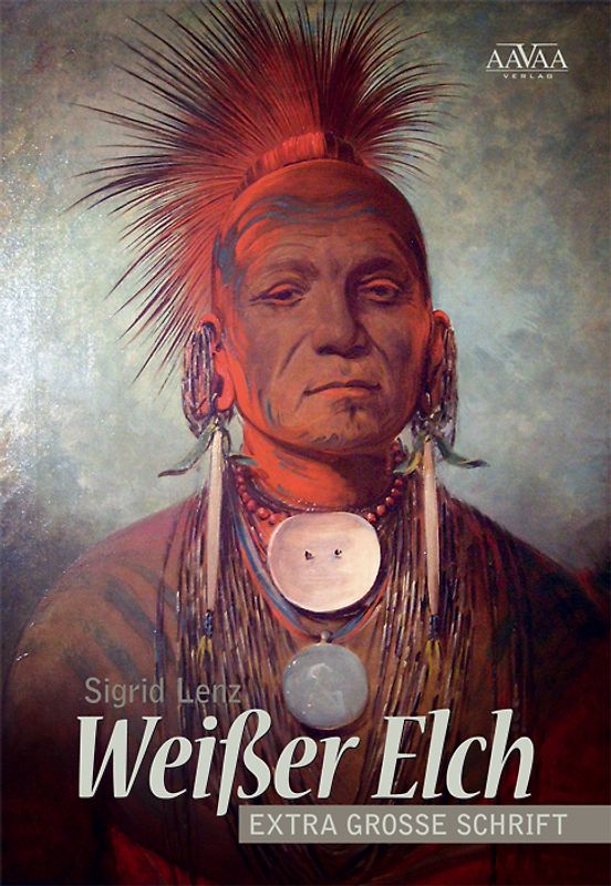 Weißer Elch - Großdruck