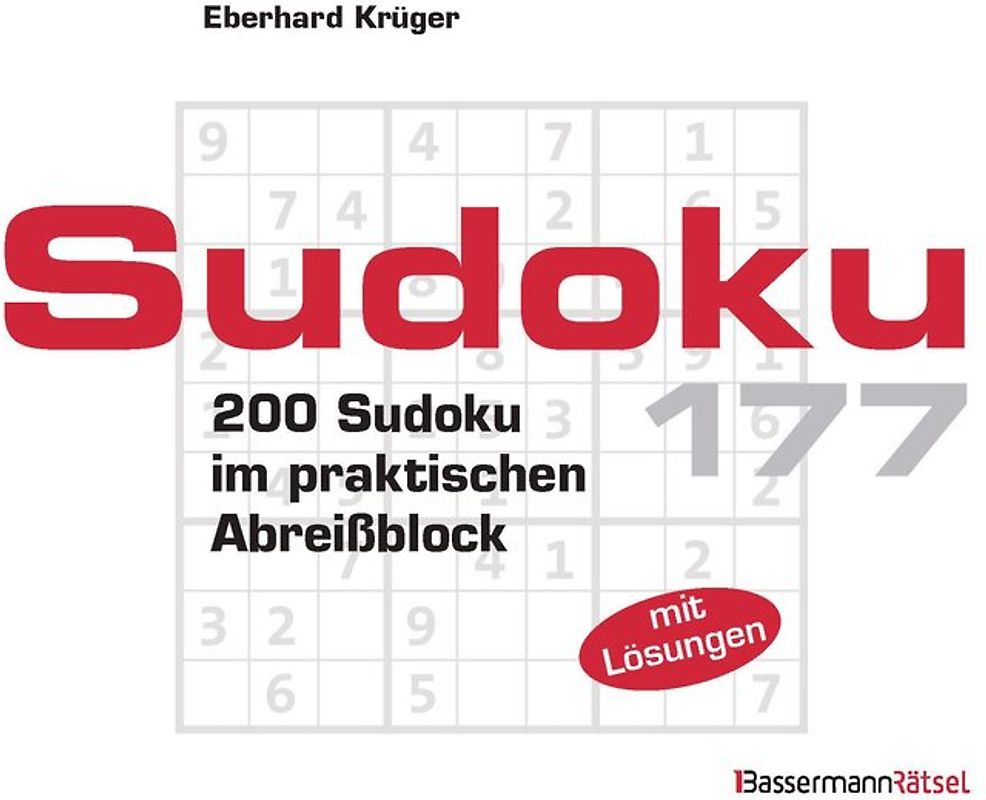 Sudoku Block 177 (5 Exemplare à 2,99 €)