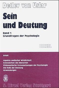 Sein und Deutung