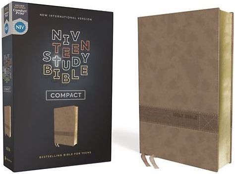 Niv, Teen Study Bible (for Life Issues You Face Every Day), Compact, Leathersoft, Brown, Comfort Print