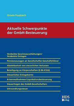 Aktuelle Schwerpunkte der GmbH-Besteuerung