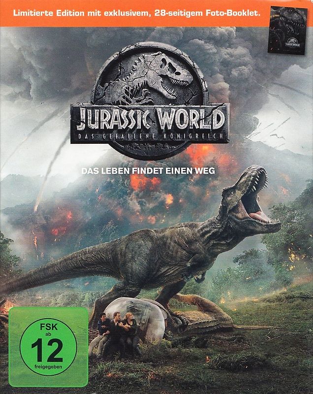 Jurassic World: Das gefallene Königreich [Limitierte Edition, inkl. Foto-Booklet] Blu-ray Disc